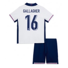 England Conor Gallagher #16 Hjemme skjorte til barn EM 2024 Kortermet (+ korte bukser)